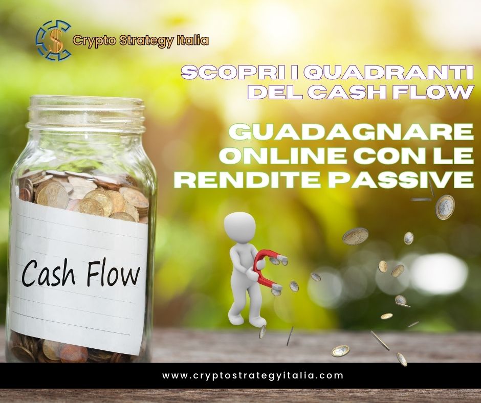 Guadagnare online con le rendite passive: scopri i quadranti del cash flow 2023!