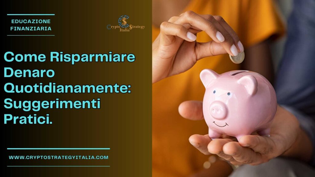 Come Risparmiare Denaro Quotidianamente: Suggerimenti Pratici.